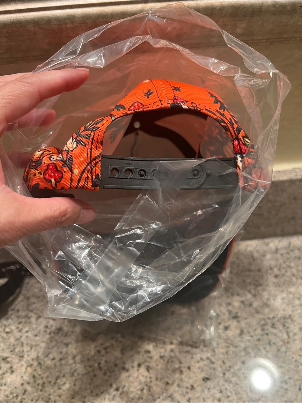 #3153*Unisex’s Halloween Campfire Ghost Baseball Cap - Orange - Picture 3 of 17